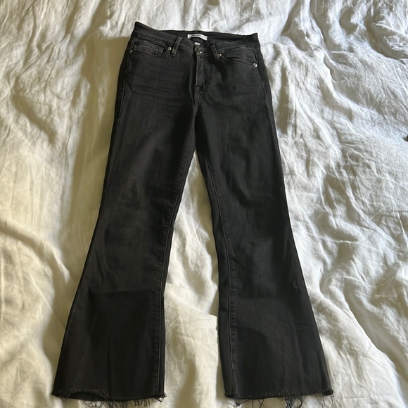 Good American flared cropped jeans - Picture 1 of 4